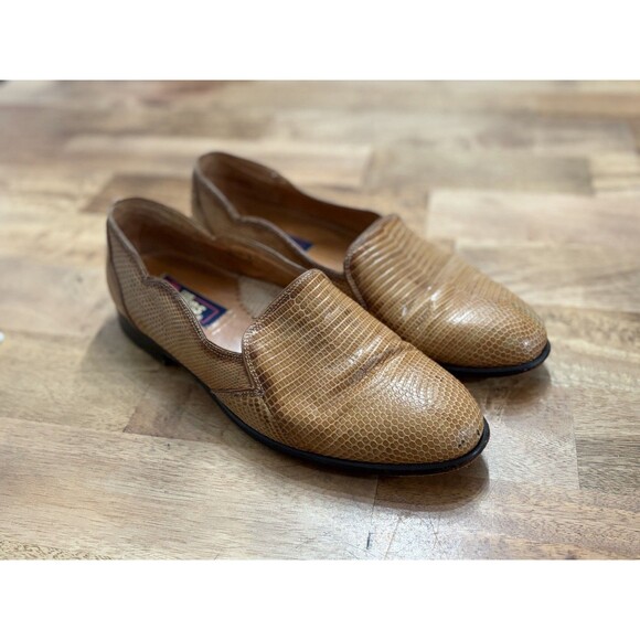 Wens Other - Wens Lizard Loafers Men’s Size  9 Reptile Beige